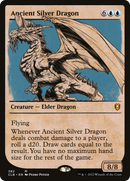 Ancient Silver Dragon (Showcase) [Commander Legends: Battle for Baldur's Gate] - The Mythic Store | 24h Order Processing