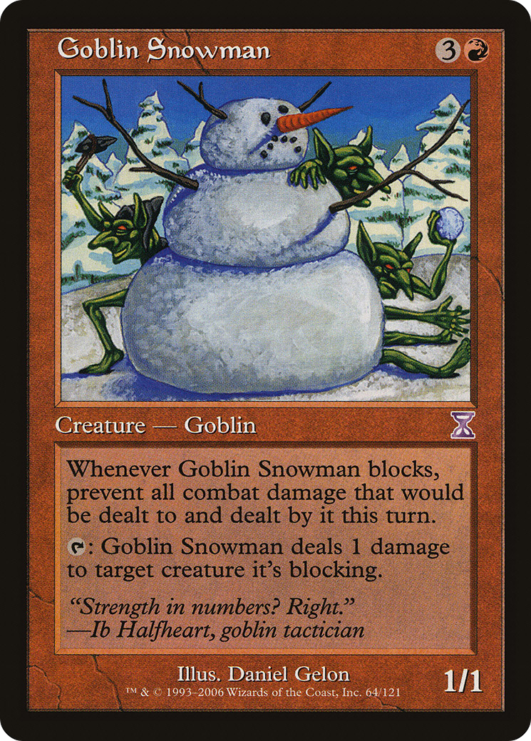 Goblin Snowman [Time Spiral Timeshifted] - The Mythic Store | 24h Order Processing