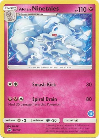 Alolan Ninetales (SM128) (Deck Exclusive #17) [Sun & Moon: Trainer Kit - Alolan Ninetales] - The Mythic Store | 24h Order Processing