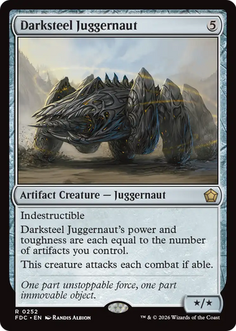 Darksteel Juggernaut [Foundations Commander] - The Mythic Store | 24h Order Processing