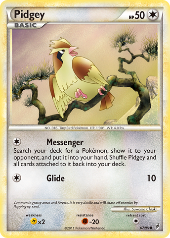 Pidgey (67/95) [HeartGold & SoulSilver: Call of Legends] - The Mythic Store | 24h Order Processing