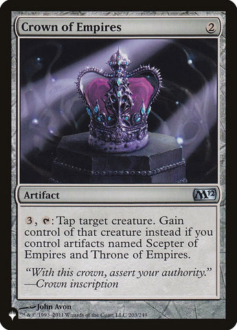 Crown of Empires [The List] - The Mythic Store | 24h Order Processing