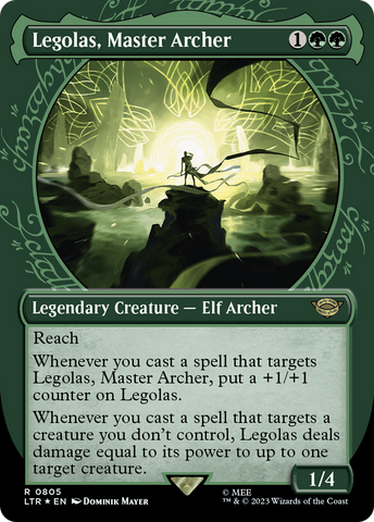 Legolas, Master Archer (Showcase) (Surge Foil) [The Lord of the Rings: Tales of Middle-Earth] - The Mythic Store | 24h Order Processing