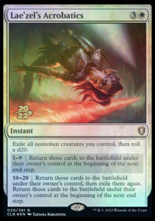 Lae'zel's Acrobatics [Commander Legends: Battle for Baldur's Gate Prerelease Promos] - The Mythic Store | 24h Order Processing