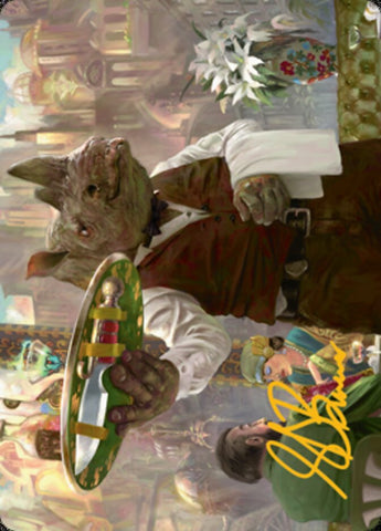 Killer Service Art Card (Gold-Stamped Signature) [Streets of New Capenna Art Series] - The Mythic Store | 24h Order Processing