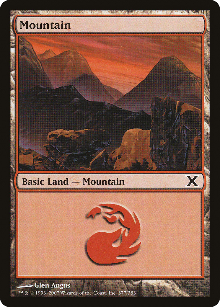 Mountain (377) [Tenth Edition] - The Mythic Store | 24h Order Processing