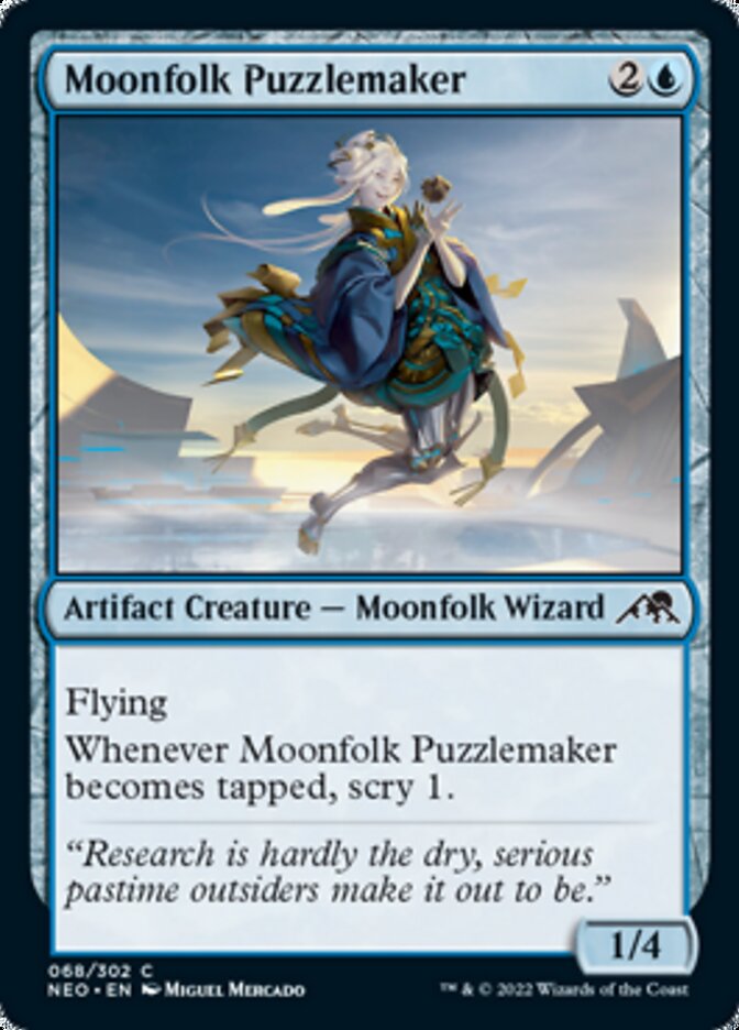 Moonfolk Puzzlemaker [Kamigawa: Neon Dynasty] - The Mythic Store | 24h Order Processing