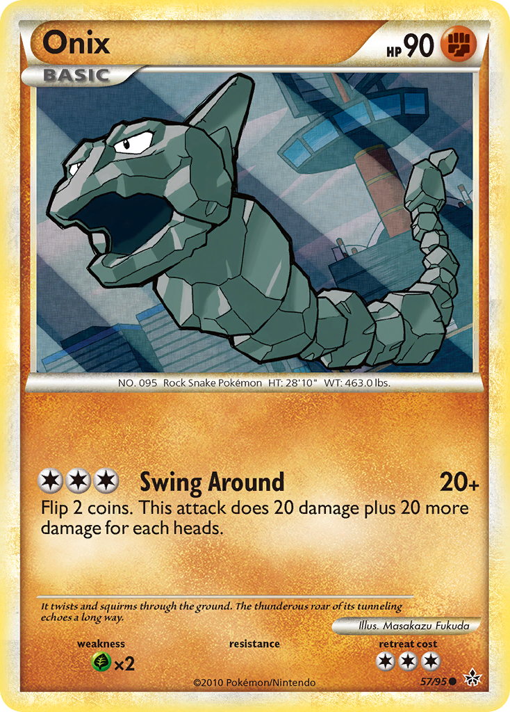 Onix (57/95) [HeartGold & SoulSilver: Unleashed] - The Mythic Store | 24h Order Processing