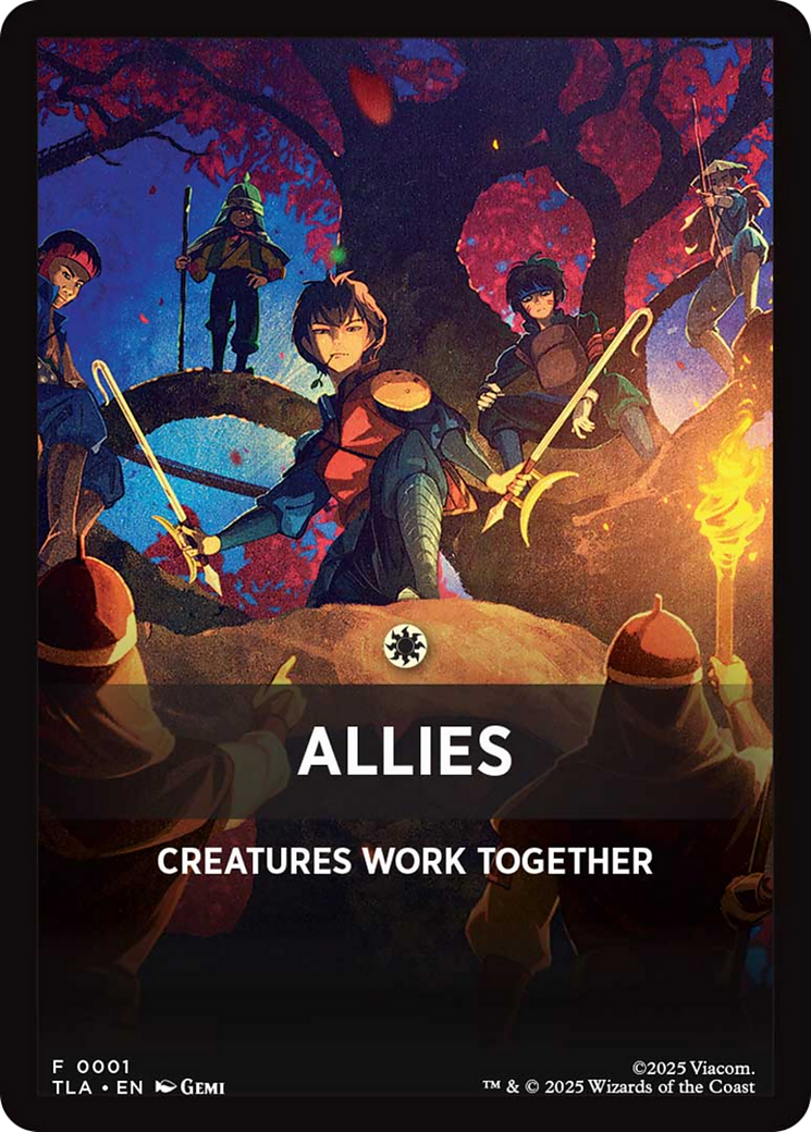 Allies Theme Card [Avatar: The Last Airbender: Eternal-Legal] - The Mythic Store | 24h Order Processing