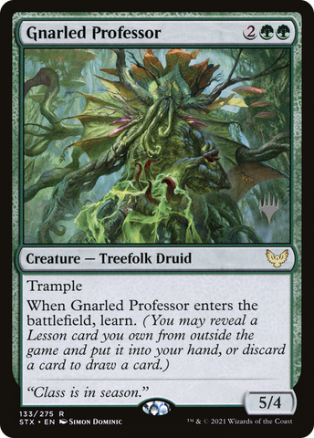 Gnarled Professor (Promo Pack) [Strixhaven: School of Mages Promos] - The Mythic Store | 24h Order Processing