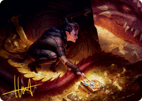 Hoard Robber Art Card (Gold-Stamped Signature) [Dungeons & Dragons: Adventures in the Forgotten Realms Art Series] - The Mythic Store | 24h Order Processing