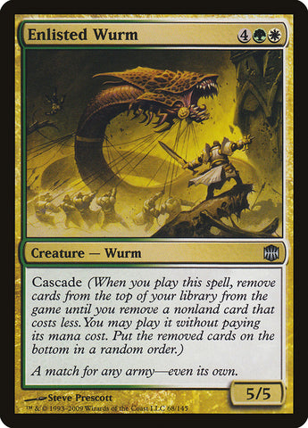 Enlisted Wurm [Alara Reborn] - The Mythic Store | 24h Order Processing