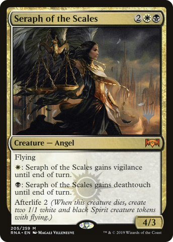 Seraph of the Scales (Promo Pack) [Ravnica Allegiance Promos] - The Mythic Store | 24h Order Processing