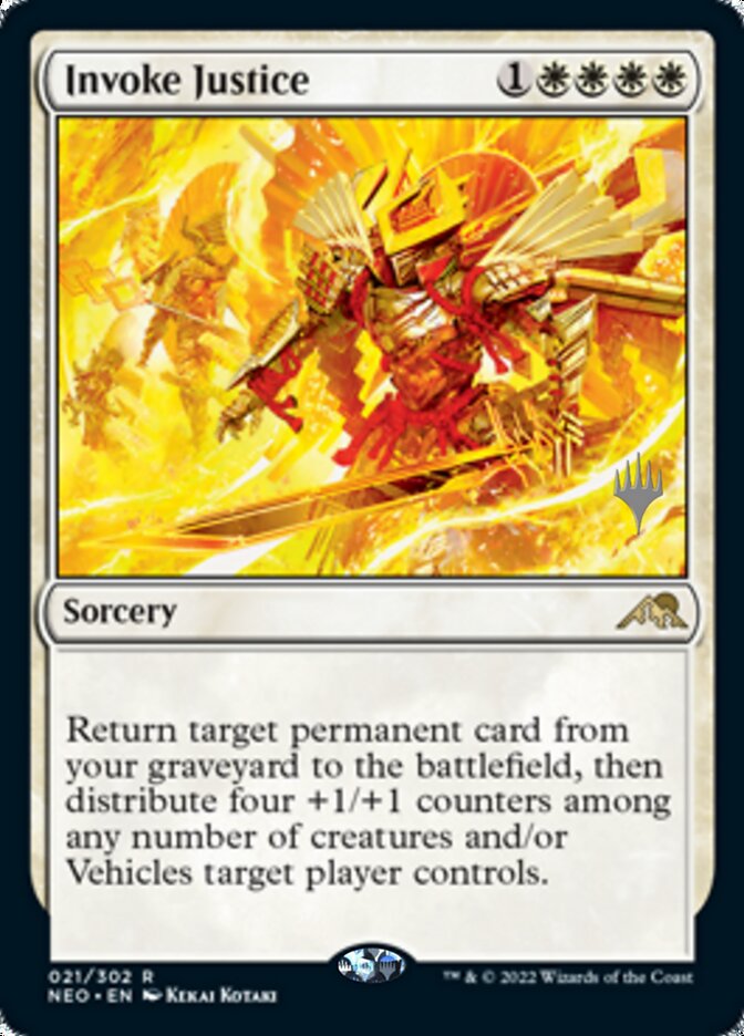 Invoke Justice (Promo Pack) [Kamigawa: Neon Dynasty Promos] - The Mythic Store | 24h Order Processing