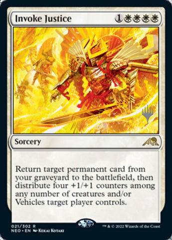 Invoke Justice (Promo Pack) [Kamigawa: Neon Dynasty Promos] - The Mythic Store | 24h Order Processing
