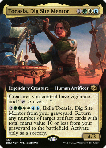 Tocasia, Dig Site Mentor (Extended Art) [The Brothers' War] - The Mythic Store | 24h Order Processing