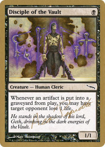 Disciple of the Vault (Aeo Paquette) [World Championship Decks 2004] - The Mythic Store | 24h Order Processing
