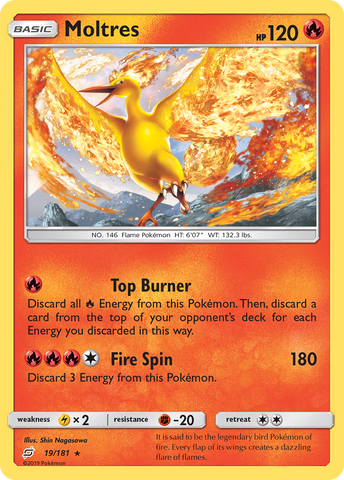 Moltres (19/181) [Sun & Moon: Team Up] - The Mythic Store | 24h Order Processing