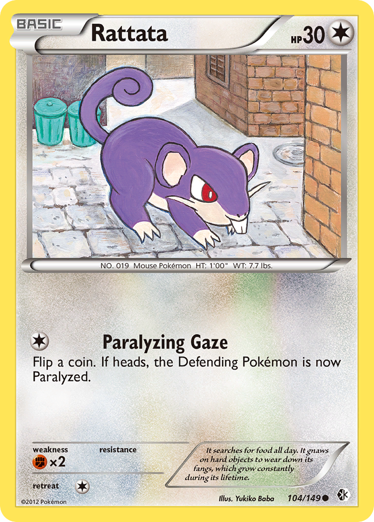 Rattata (104/149) [Black & White: Boundaries Crossed] - The Mythic Store | 24h Order Processing
