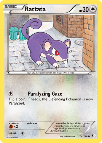 Rattata (104/149) [Black & White: Boundaries Crossed] - The Mythic Store | 24h Order Processing