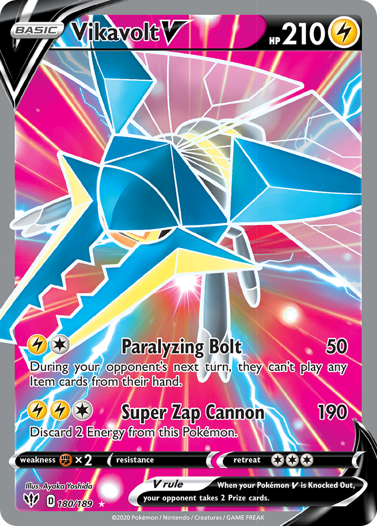 Vikavolt V (180/189) [Sword & Shield: Darkness Ablaze] - The Mythic Store | 24h Order Processing