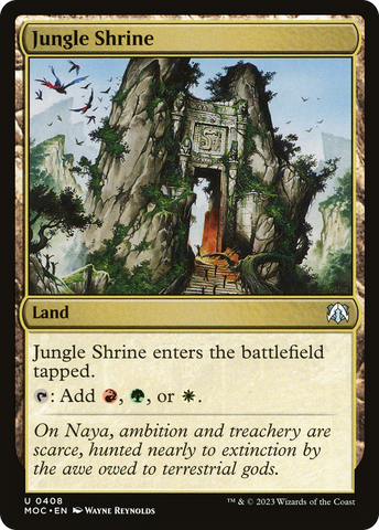 Jungle Shrine [March of the Machine Commander] - The Mythic Store | 24h Order Processing