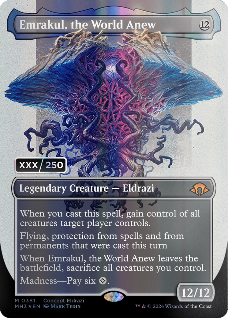 Emrakul, the World Anew (Borderless) (Serial Numbered) [Modern Horizons 3] - The Mythic Store | 24h Order Processing