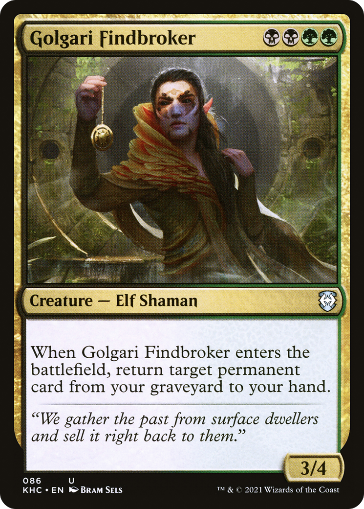 Golgari Findbroker [Kaldheim Commander] - The Mythic Store | 24h Order Processing