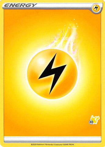 Lightning Energy (Pikachu Stamp #43) [Battle Academy 2022] - The Mythic Store | 24h Order Processing
