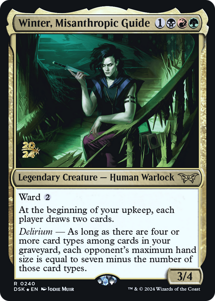 Winter, Misanthropic Guide [Duskmourn: House of Horror Prerelease Promos] - The Mythic Store | 24h Order Processing