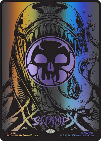 Swamp (1952) (Raised Foil) [Secret Lair Drop Series] - The Mythic Store | 24h Order Processing