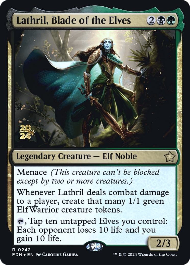Lathril, Blade of the Elves [Foundations Prerelease Promos] - The Mythic Store | 24h Order Processing