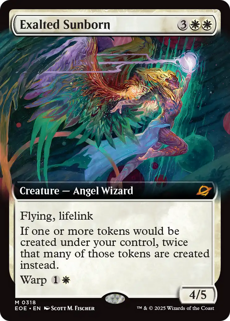 Exalted Sunborn (Extended Art) [Edge of Eternities] - The Mythic Store | 24h Order Processing
