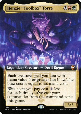 Henzie "Toolbox" Torre (Extended Art) [Streets of New Capenna Commander] - The Mythic Store | 24h Order Processing