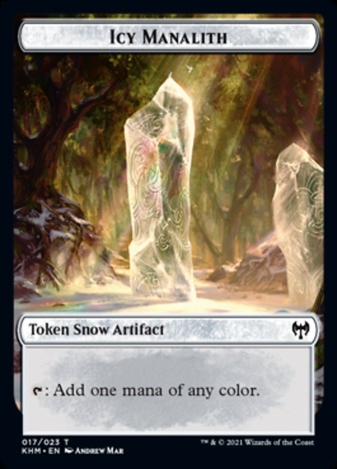 Icy Manalith Token [Kaldheim Tokens] - The Mythic Store | 24h Order Processing