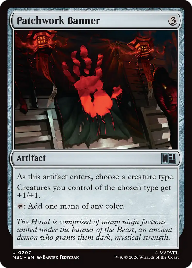 Patchwork Banner (Surge Foil) [Marvel Super Heroes Commander] - The Mythic Store | 24h Order Processing