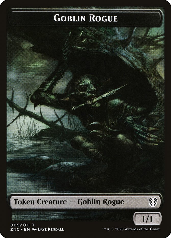 Faerie Rogue // Goblin Rogue Double-Sided Token [Zendikar Rising Commander Tokens] - The Mythic Store | 24h Order Processing