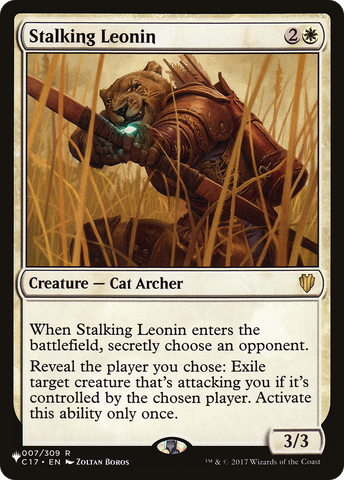 Stalking Leonin [The List] - The Mythic Store | 24h Order Processing