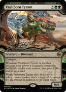 Vaultborn Tyrant (Showcase) (Raised Foil) [Outlaws of Thunder Junction: The Big Score] - The Mythic Store | 24h Order Processing