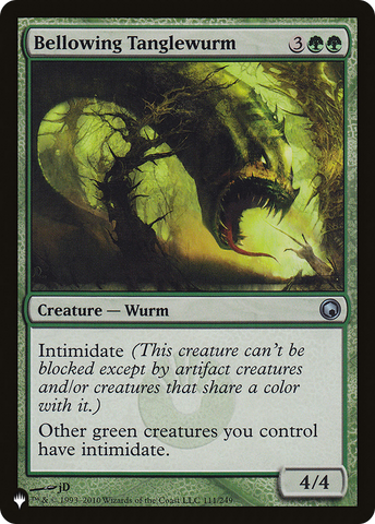Bellowing Tanglewurm [The List] - The Mythic Store | 24h Order Processing
