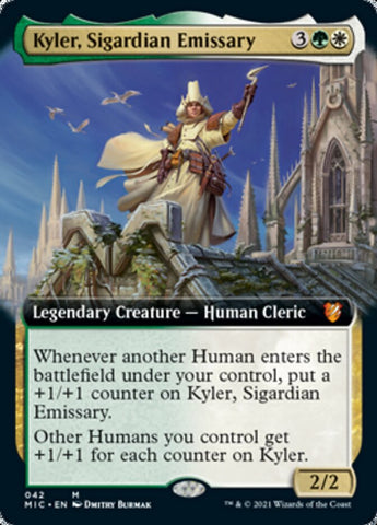 Kyler, Sigardian Emissary (Extended Art) [Innistrad: Midnight Hunt Commander] - The Mythic Store | 24h Order Processing