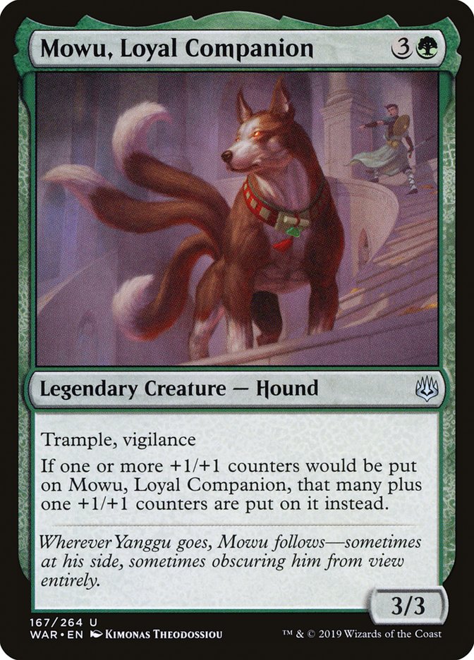 Mowu, Loyal Companion [War of the Spark] - The Mythic Store | 24h Order Processing