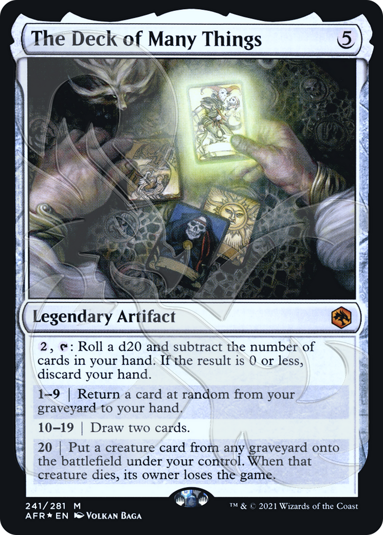 The Deck of Many Things (Ampersand Promo) [Dungeons & Dragons: Adventures in the Forgotten Realms Promos] - The Mythic Store | 24h Order Processing
