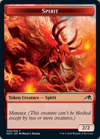 Spirit Token (009) [Kamigawa: Neon Dynasty Tokens] - The Mythic Store | 24h Order Processing