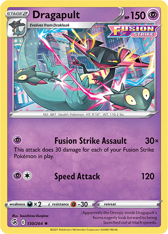 Dragapult (130/264) [Sword & Shield: Fusion Strike] - The Mythic Store | 24h Order Processing