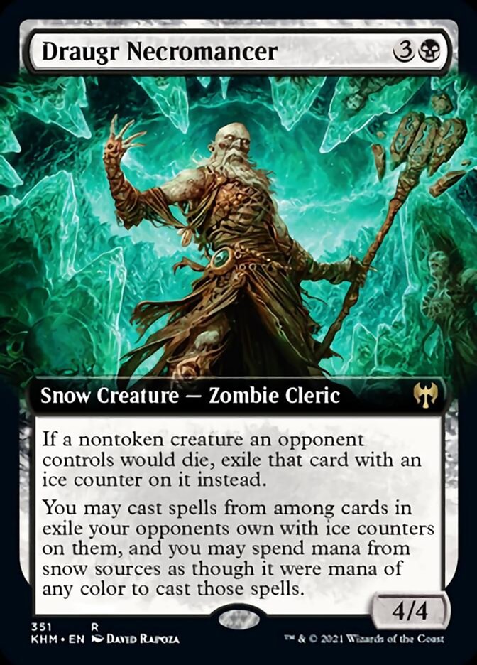 Draugr Necromancer (Extended Art) [Kaldheim] - The Mythic Store | 24h Order Processing