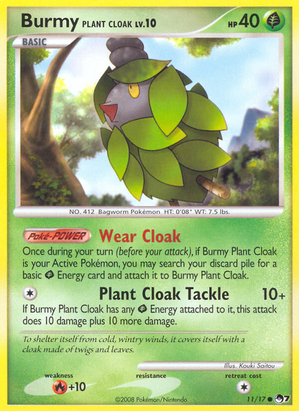 Burmy Plant Cloak (11/17) [POP Series 7] - The Mythic Store | 24h Order Processing