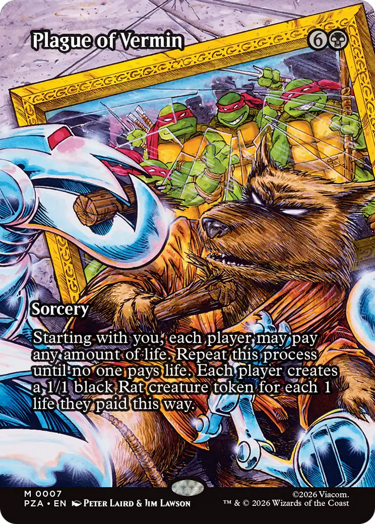 Plague of Vermin (Borderless) [Teenage Mutant Ninja Turtles Eternal-Legal] - The Mythic Store | 24h Order Processing