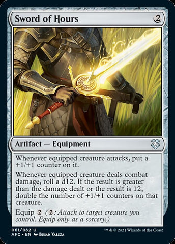Sword of Hours [Dungeons & Dragons: Adventures in the Forgotten Realms Commander] - The Mythic Store | 24h Order Processing