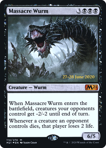 Massacre Wurm [Core Set 2021 Prerelease Promos] - The Mythic Store | 24h Order Processing